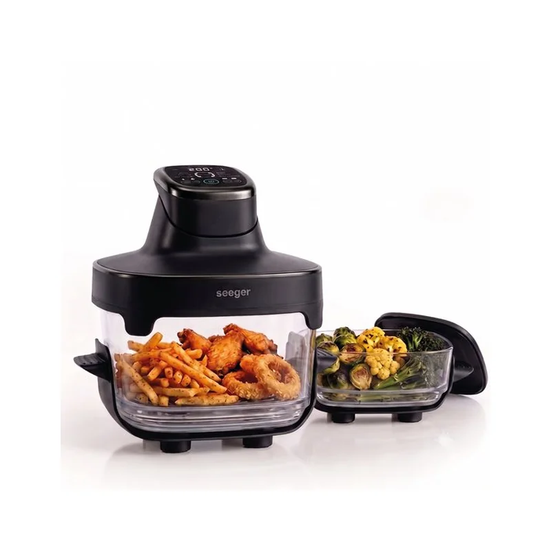 Seeger ClearFry Glazen Airfryer – 2,5 / 4,5 L