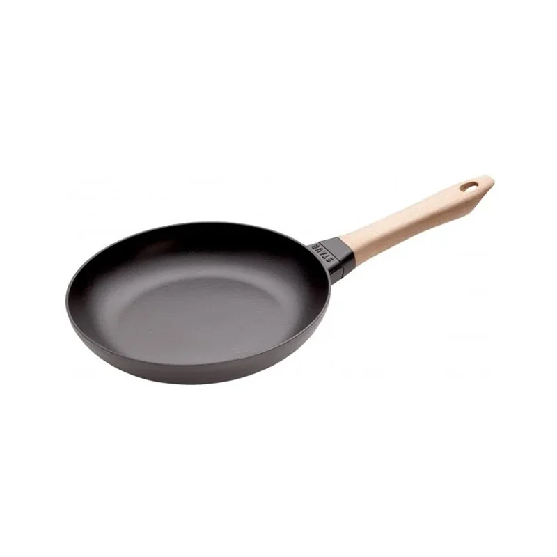 Staub Koekenpan met Houten Handvat