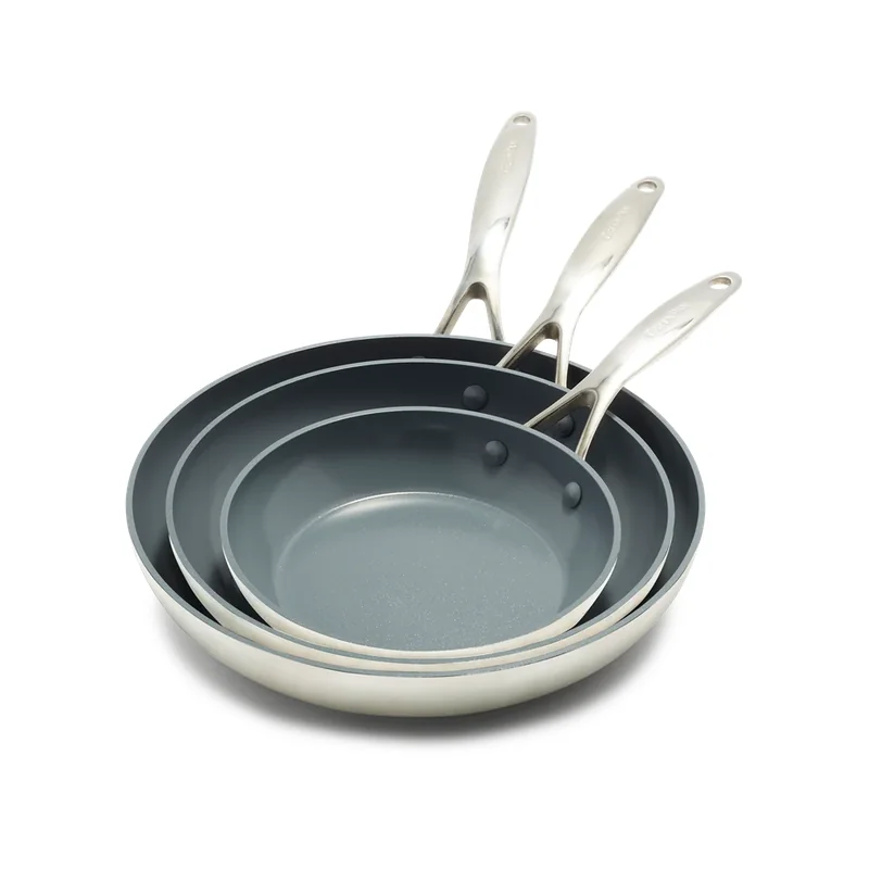 GreenPan Valencia Pro koekenpannenset 20 + 24 + 28 cm