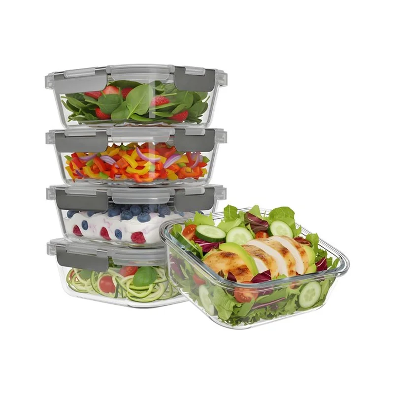 KitchenBrothers – 5-delige glazen vershoudset