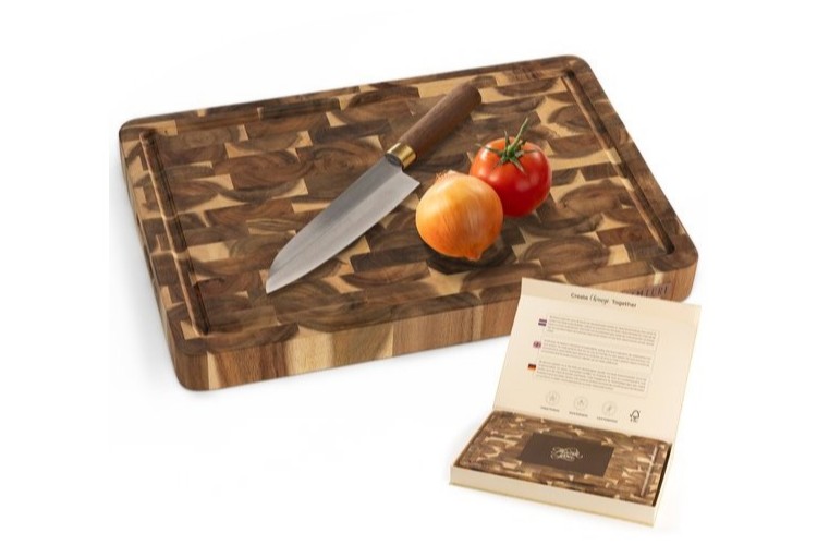 Namture Snijplank Hout Premium Olie 45×30×4 cm