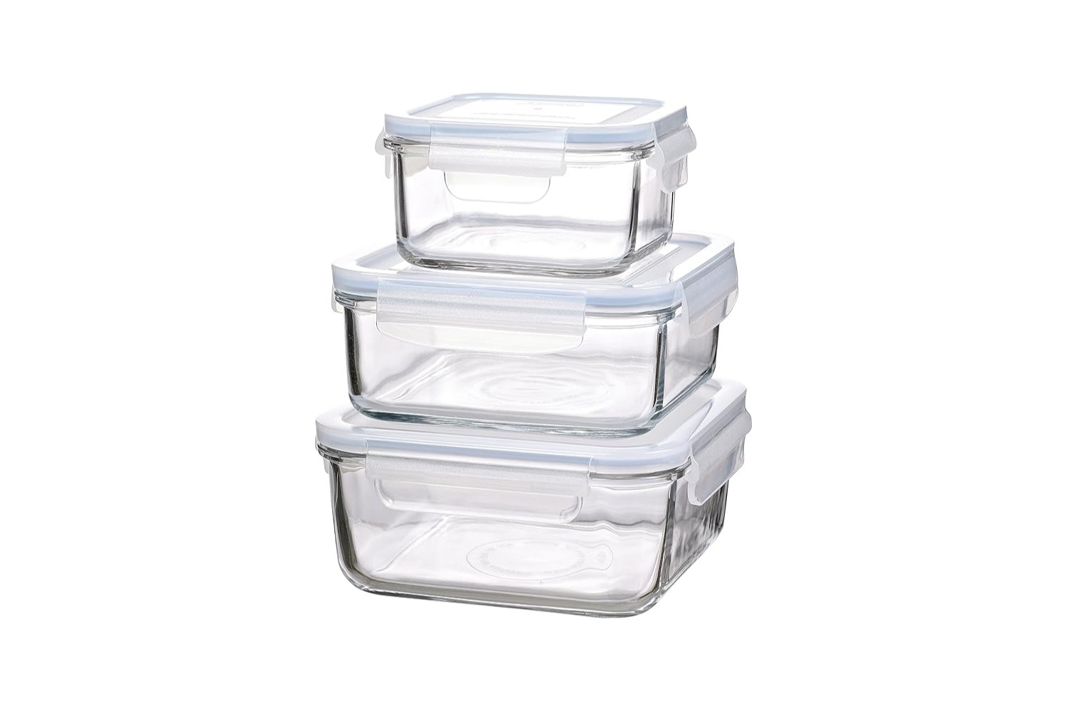 Glasslock Oven Safe 3-delige glazen vershoudset